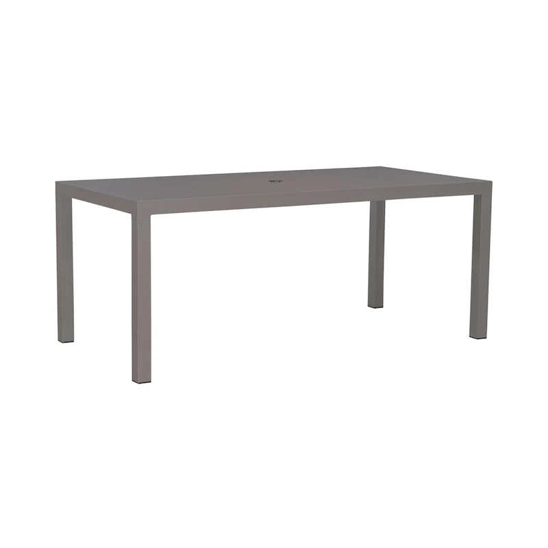 Plantation Key Granite Outdoor Rectangular Leg Table - Granite