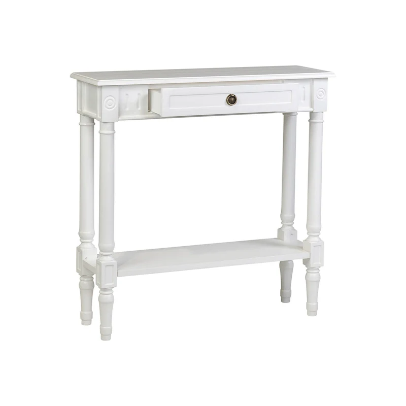 Wood Console Accent Table With Drawer by East at Main