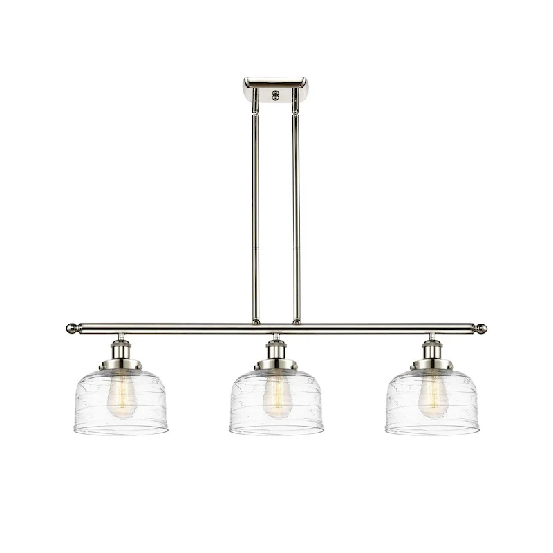 Innovations Lighting Bell - 3 Light 36  Island Light - 8  Shade