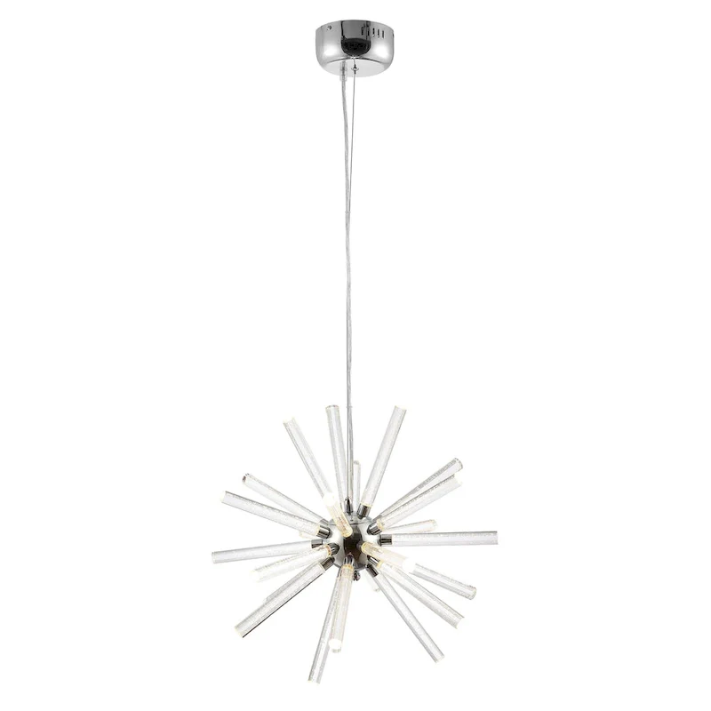 SAFAVIEH Lighting Gerfriede 84-inch Modern Sputnik Adjustable LED Pendant - 19  W x 19  L x 22-84  H