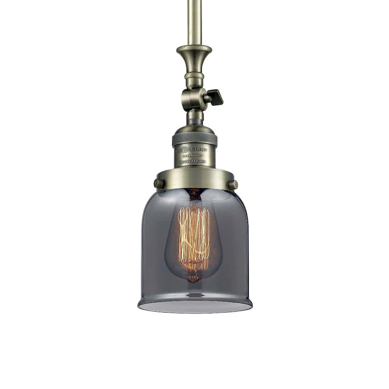 Innovations Lighting Small Bell 5  Wide Adjustable Mini Pendant