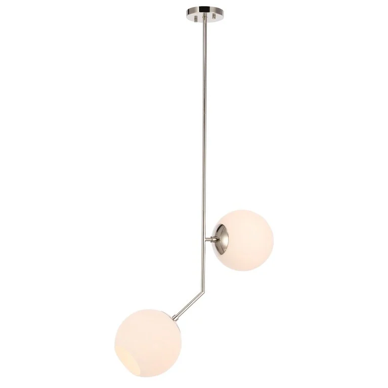 Bastina 20-Inch 1-DownLight Frosted Glass Pendant