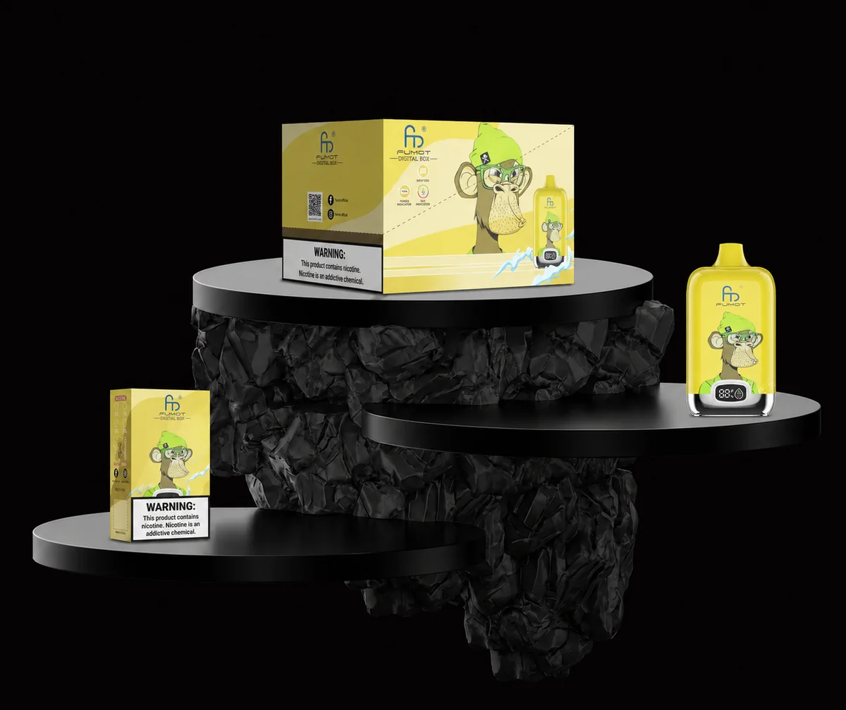Fumot Digital Box 12000 Berry Lemonade Einzelgerät, Retail-Box und Display-Box