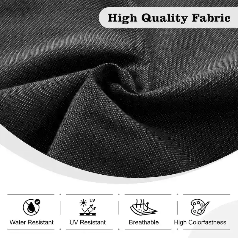 HOOOWOOO 10-piece Grey Rattan Patio Furniture Set with Fire Pit