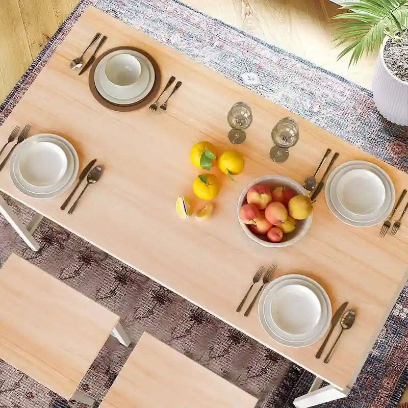 Mieres Modern Farmhouse Counter Height Pub 5-piece Dining Set