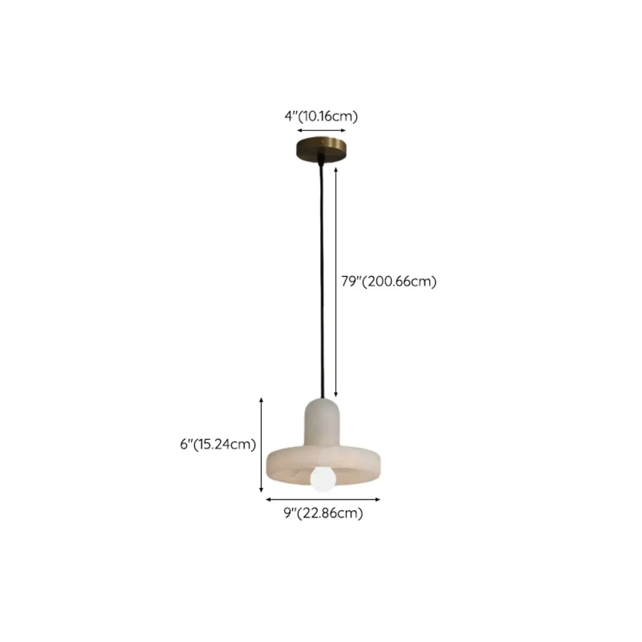 Modern Gold Metal Cylindrical Kitchen Island Pendant Light