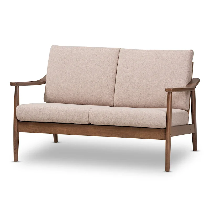 Mid-Century Loveseat by Baxton Studio
