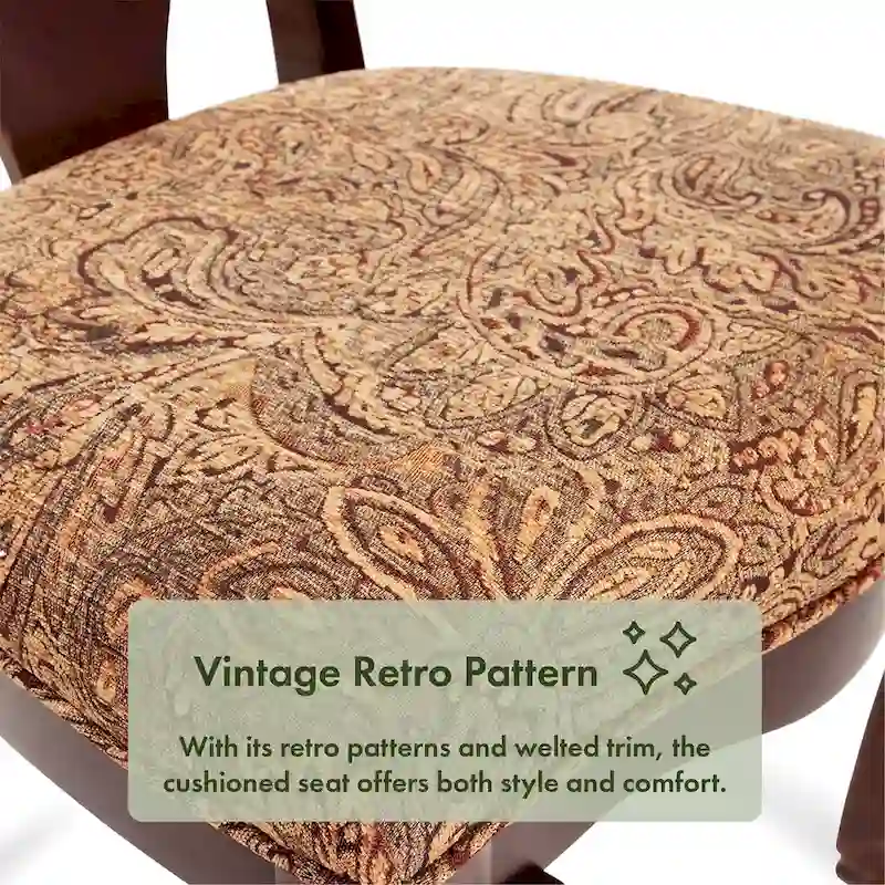 Carpia Traditional Wood Dining Chairs (Set of 2) by Furniture of America