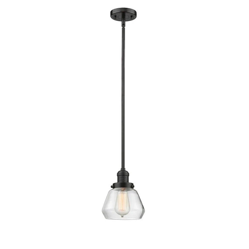Innovations Lighting Fulton Single Light 7  Wide Mini Pendant with