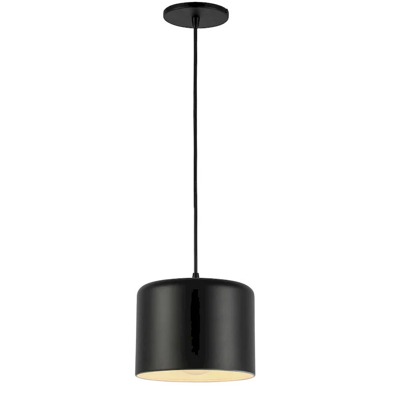 Dainolite Emilia Transitional Matte Black Luxury Pendant Light