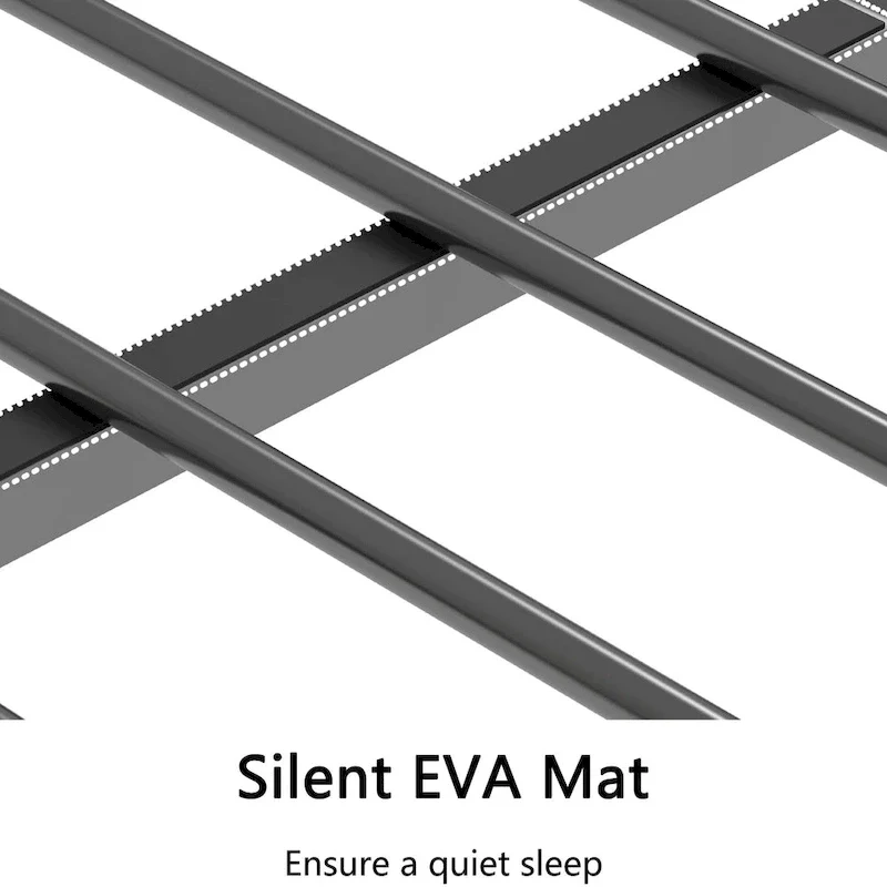 Adin Modern Full Over Full Bunk Bed with Black Metal Guard Rail by Christopher Knight Home