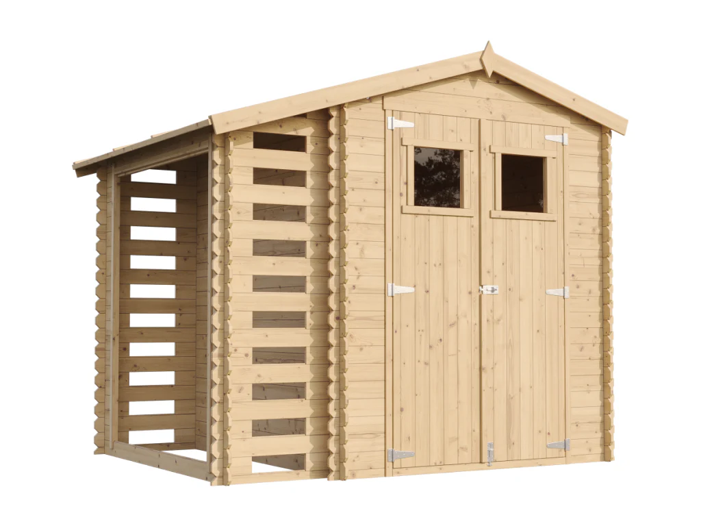 Abri Jardin Bois - Beige (m386g)