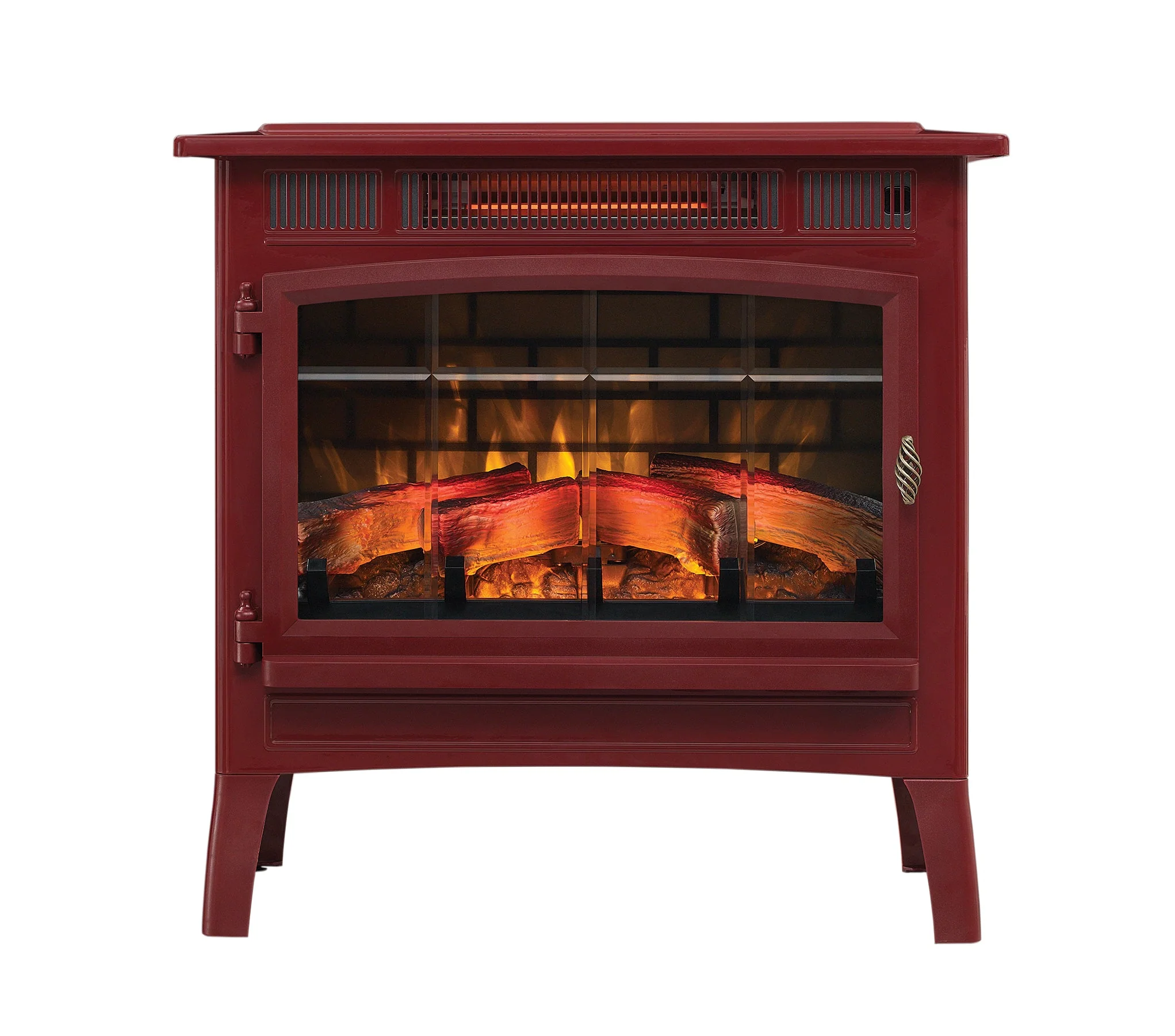 duraflame? Electric Infrared Fireplace Stove Heater with 3D Flame Effect