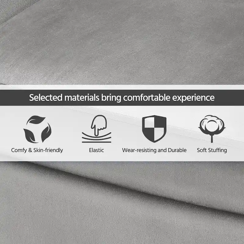 Yaheetech Modern Barrel-shaped Chair Upholstered Velvet Club Chair