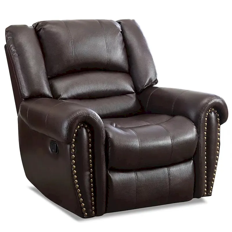 Overstuffed Manual Standard Recliner Chair Sofa