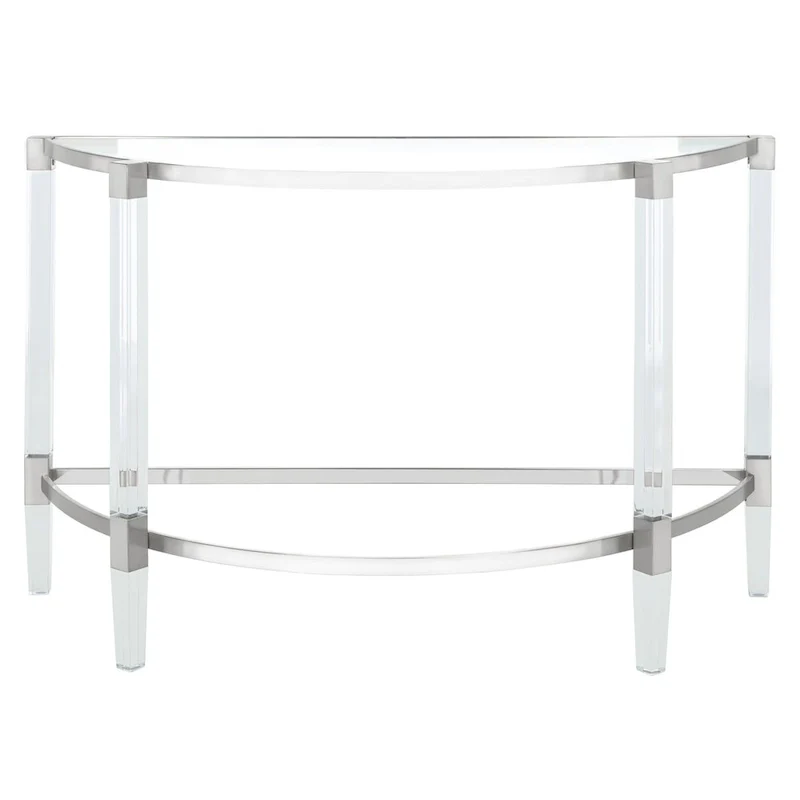 SAFAVIEH Couture Gunel Acrylic Console Table - 47.2 W x 17.7 L x 28.7 H - 47Wx18Dx29H