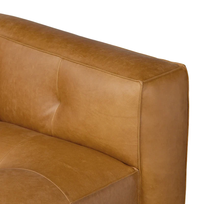 Poly & Bark Capa 92 Sofa - Full Grain Genuine Italian Leather