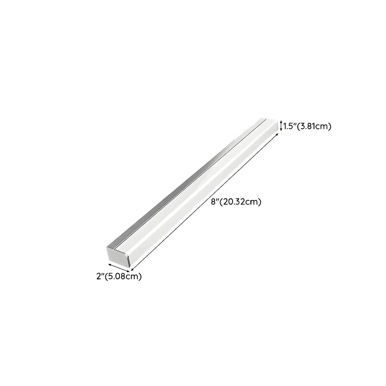 Dimmable Modern Linear White LED Vanity Wall Light