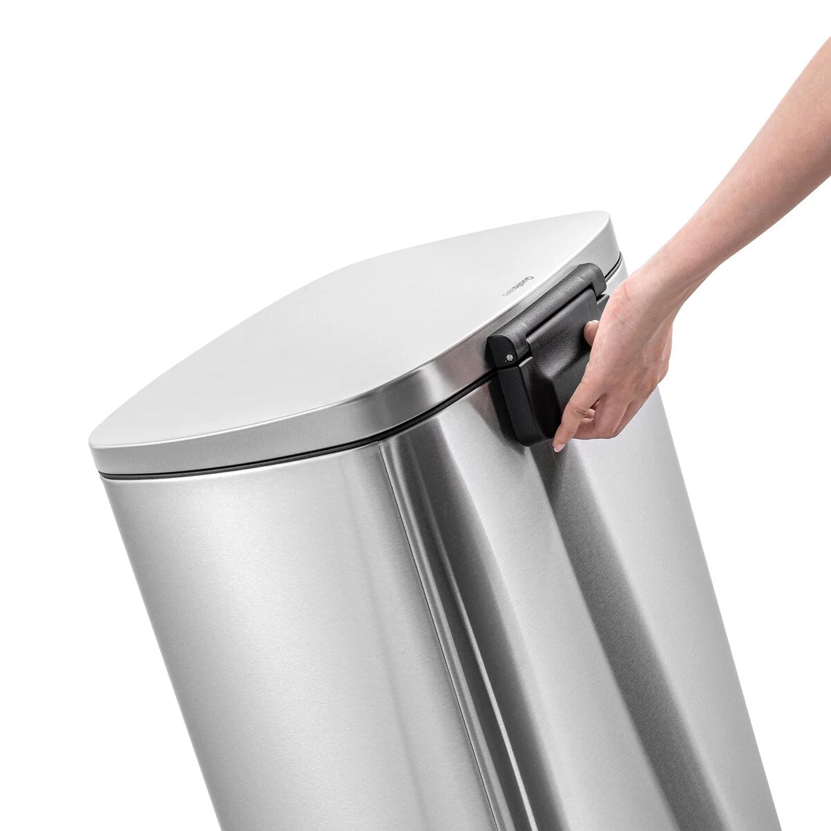 Qualiazero 13.2 GAL plus TWO 1.3 GAL Rectangular Step Can Trash Cans - Family Combo