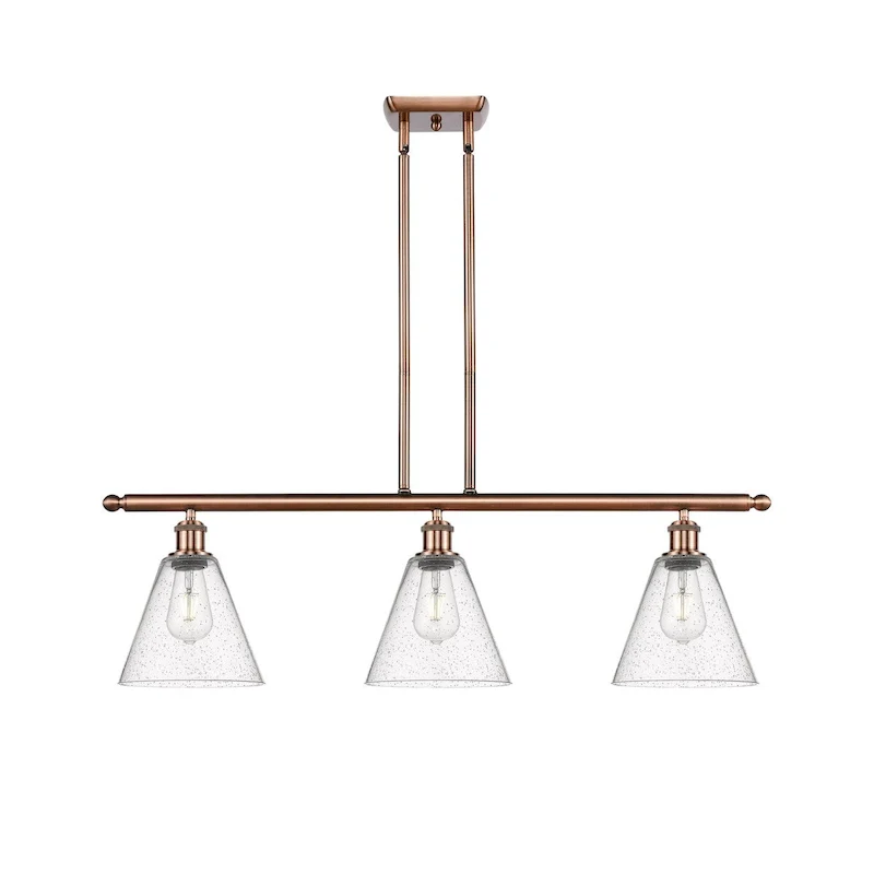 Innovations Lighting Berkshire - 3 Light 36  Stem Hung Island Light