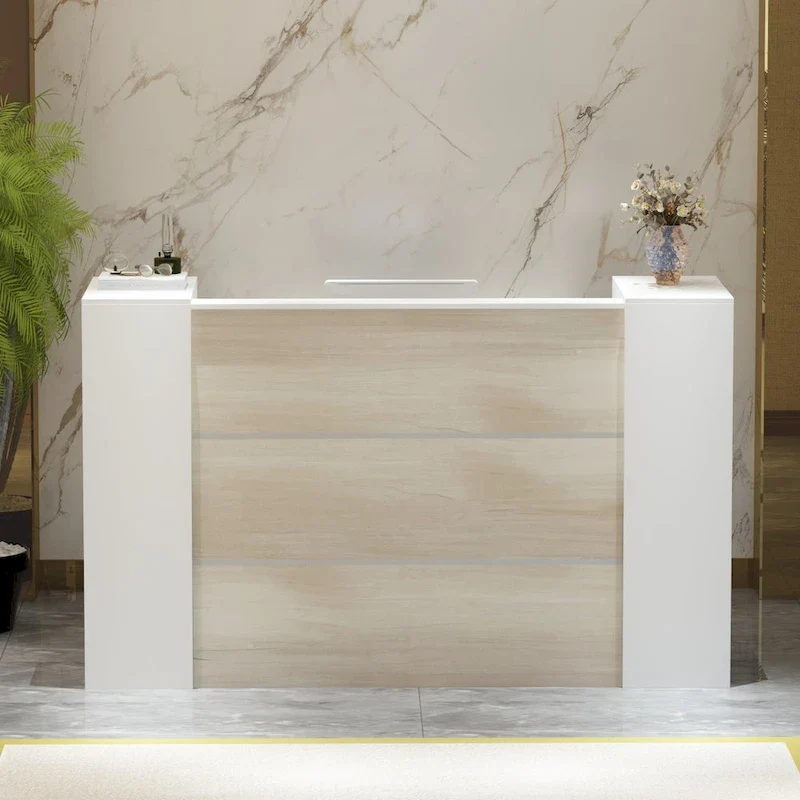 70.9W Large Rectangular Reception Table Desk Working Desk Wirting