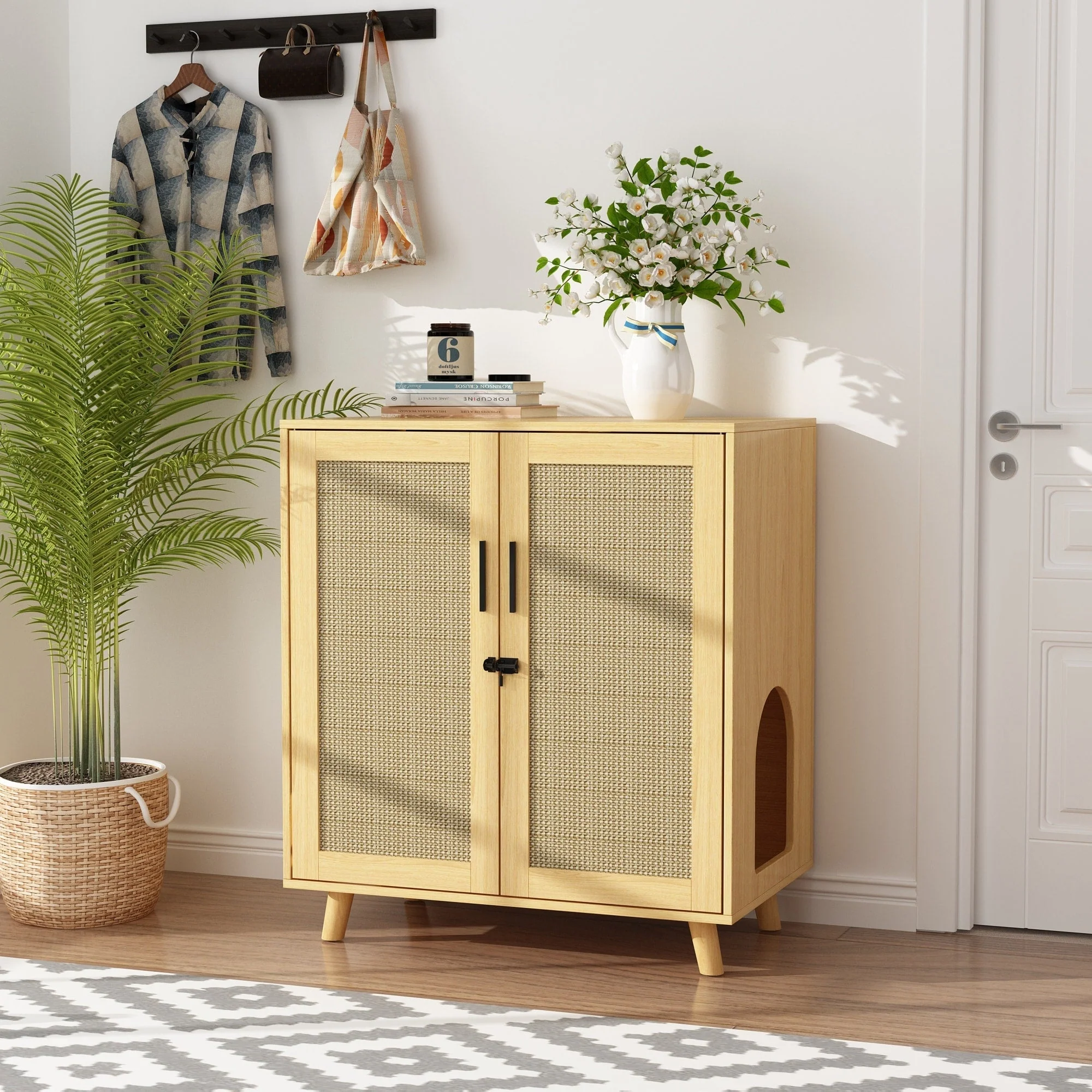 Litter Box Enclosure Cat Litter Box Furniture End Table Sofa Tbale