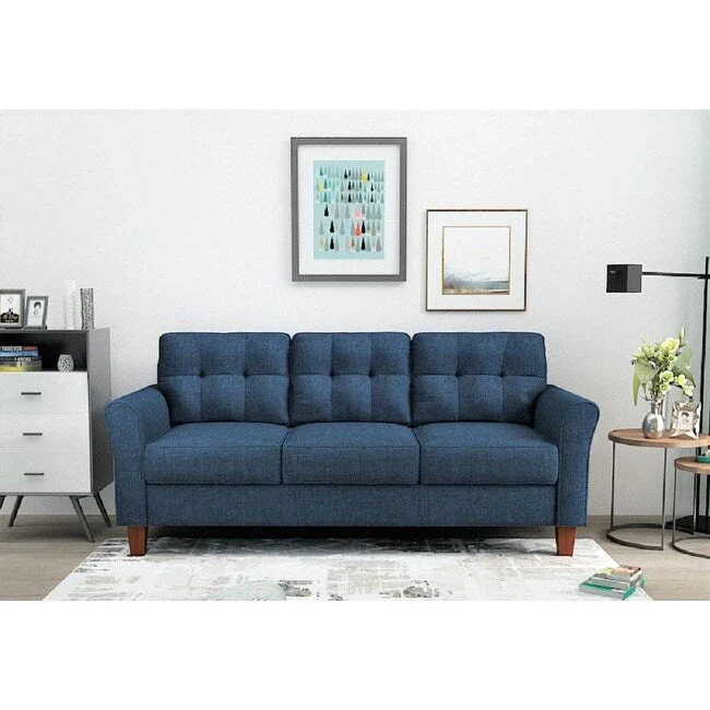 Kouchouk Tufted Mid Century 2 Piece Living Room Set- Loveseat & Sofa