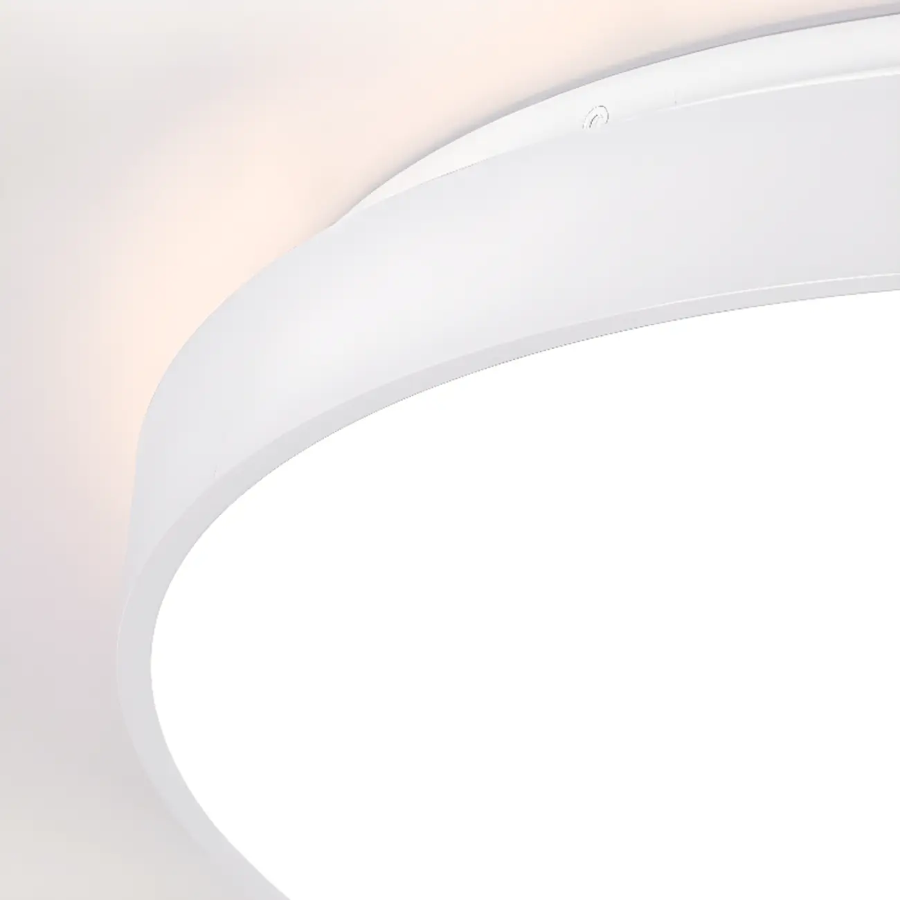 Stylish Circular Acrylic Flush Ceiling Light in Multi Dimming