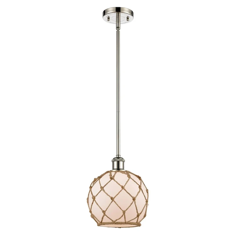 Innovations Lighting Farmhouse Rope 8  Wide Mini Pendant