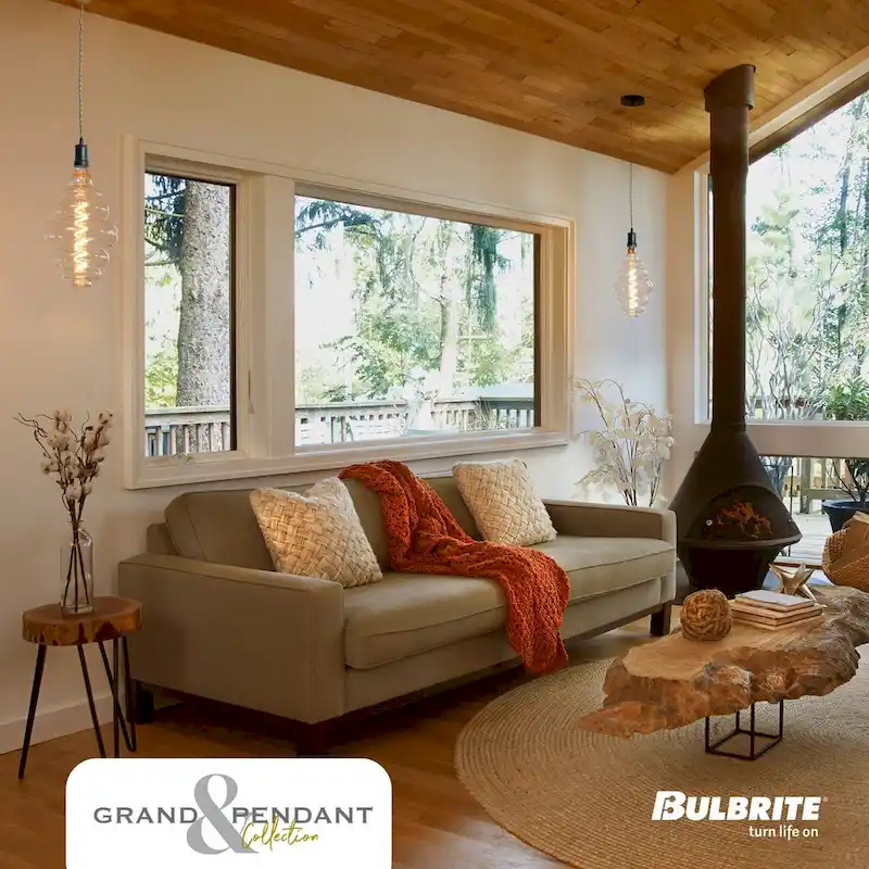 Bulbrite LED Grand Bulb and Pendant Kit of (1) 4 Watt Clear Glass 15  Beehive Shaped Bulb