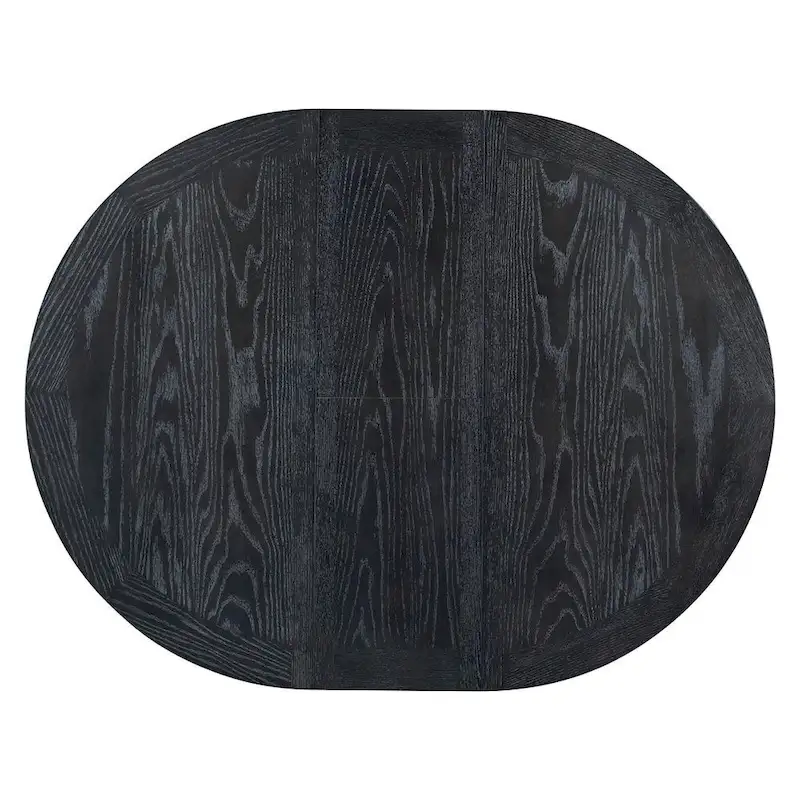 5-Piece Dining Set with Extandable Round Table