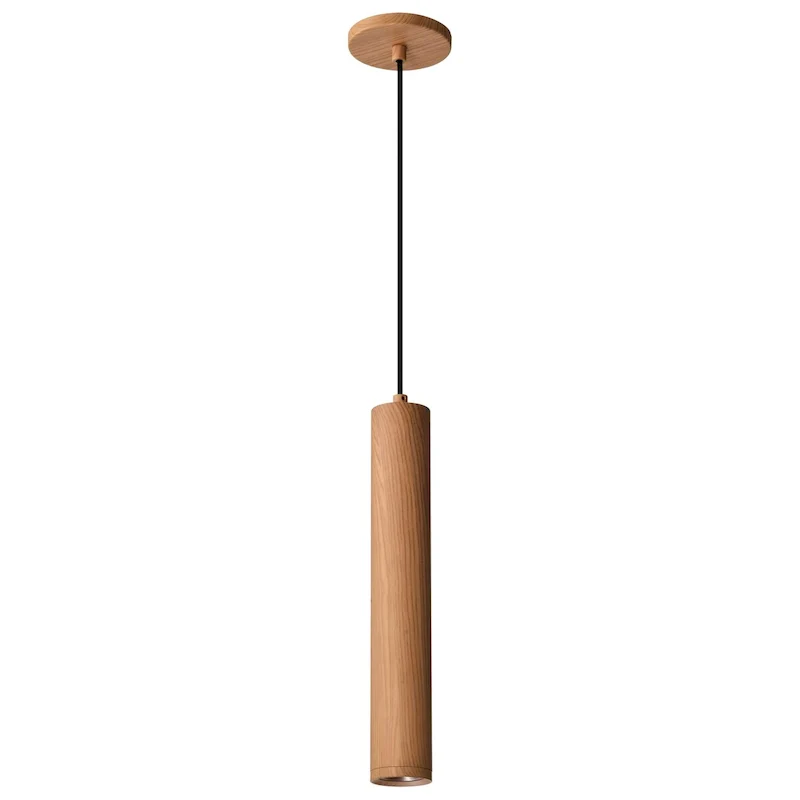 Century 12 Watt 16  LED Pendant Ash Wood Finish - Ash Wood
