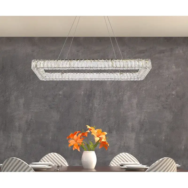 Indigo Home 42 inch LED Single rectangle pendant