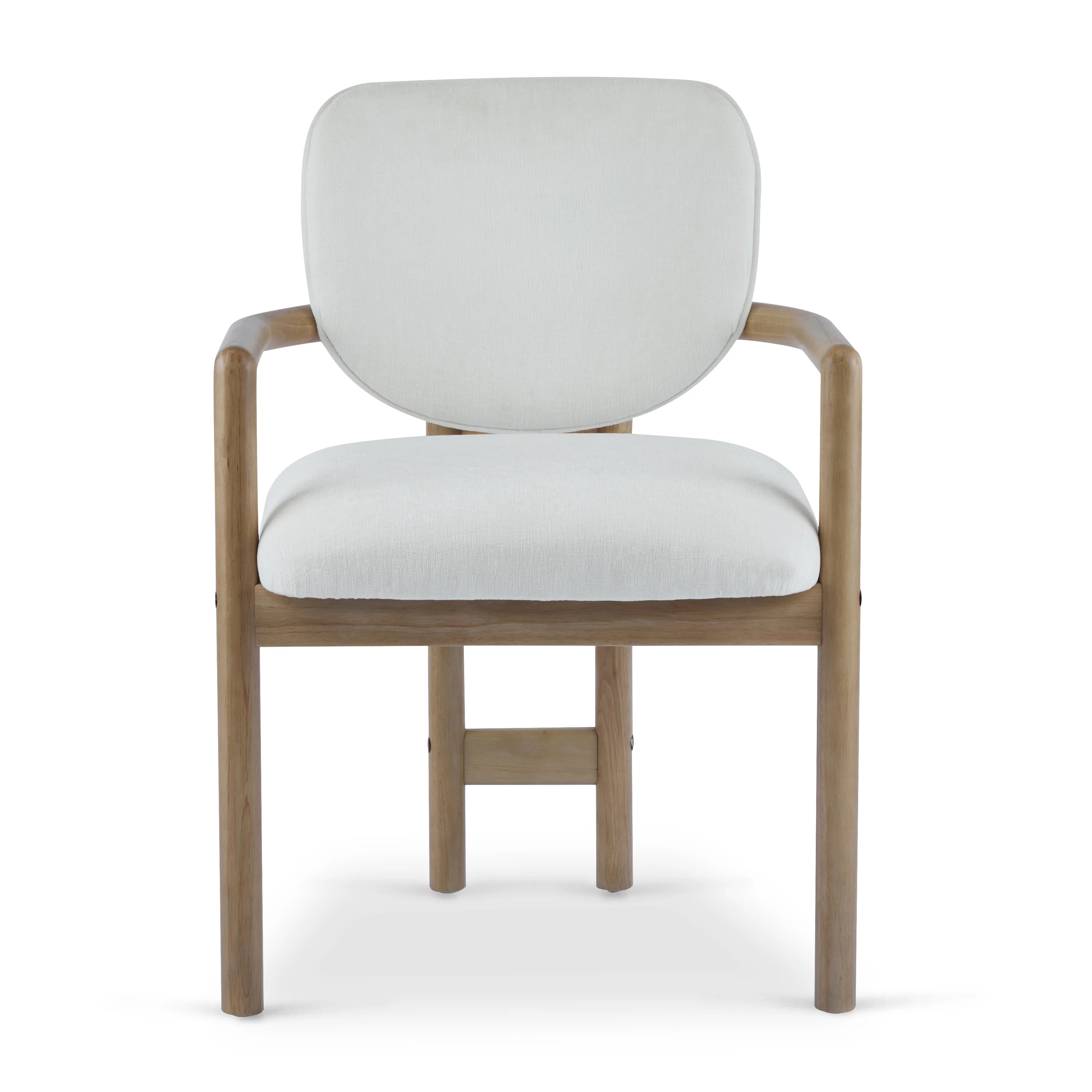 Walker Edison | Modern Wood Upholstered Dining Chairs Set of 2