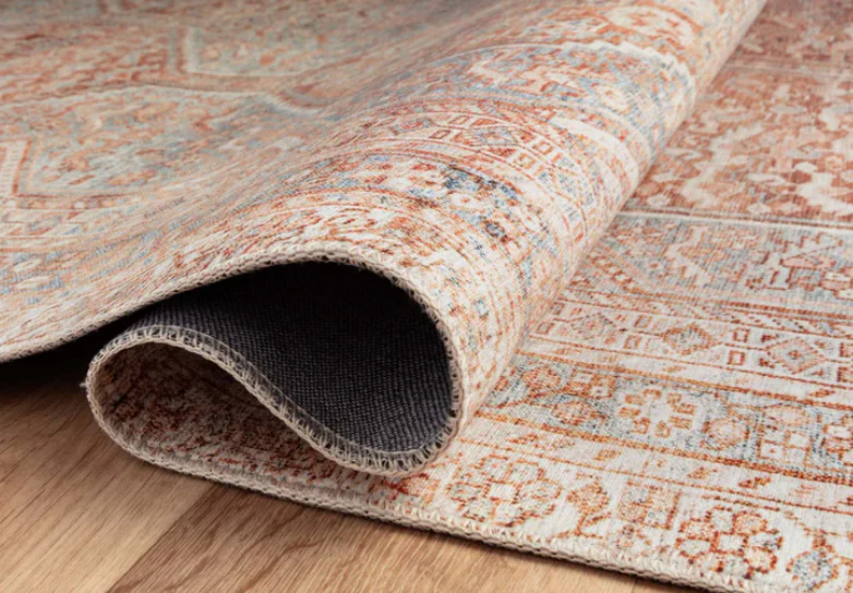 Jules Tangerine/Mist Rug