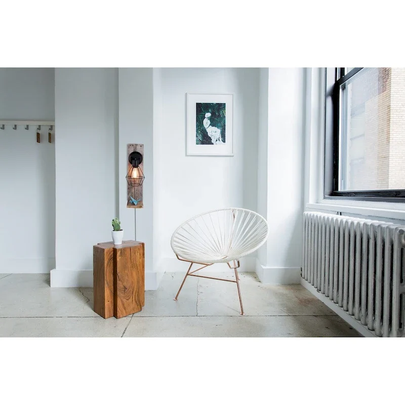 60-Watt S60 Squirrel Cage Incandescent Filament Light Bulb - White