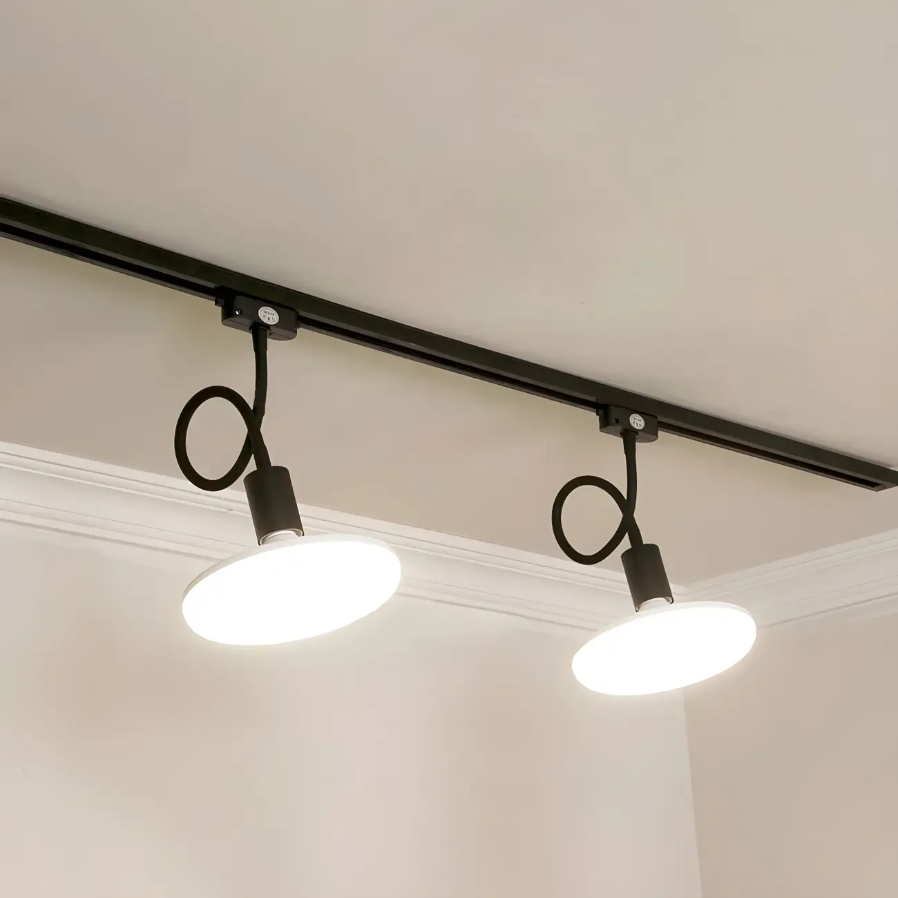 5-Light Modern LED Track Lighting with Adjustable Head