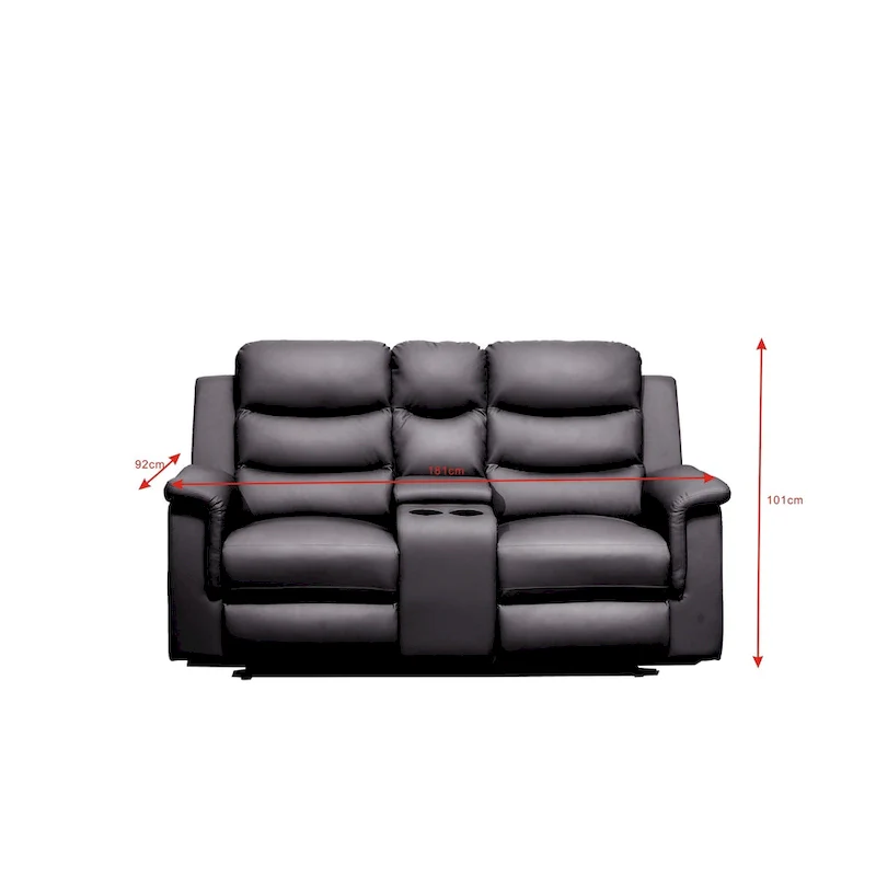 Reclining Loveseat with Middle Console Slipcover
