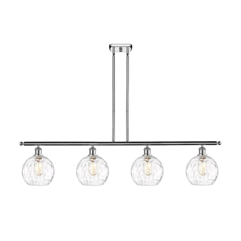 Innovations Lighting Ballston Athens Water Glass - 4 Light 48  Island Light