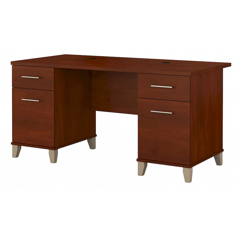 Bush Furniture Somerset 60W Office Computer Desk with Drawers