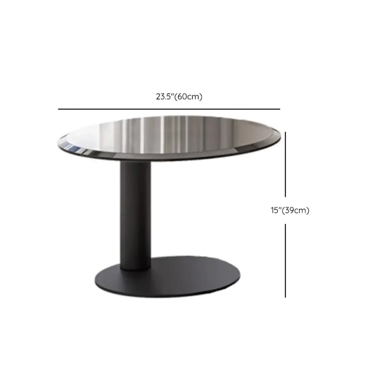 2 Drawers Round Reclaimed Wood Nesting Pallet Coffee Table