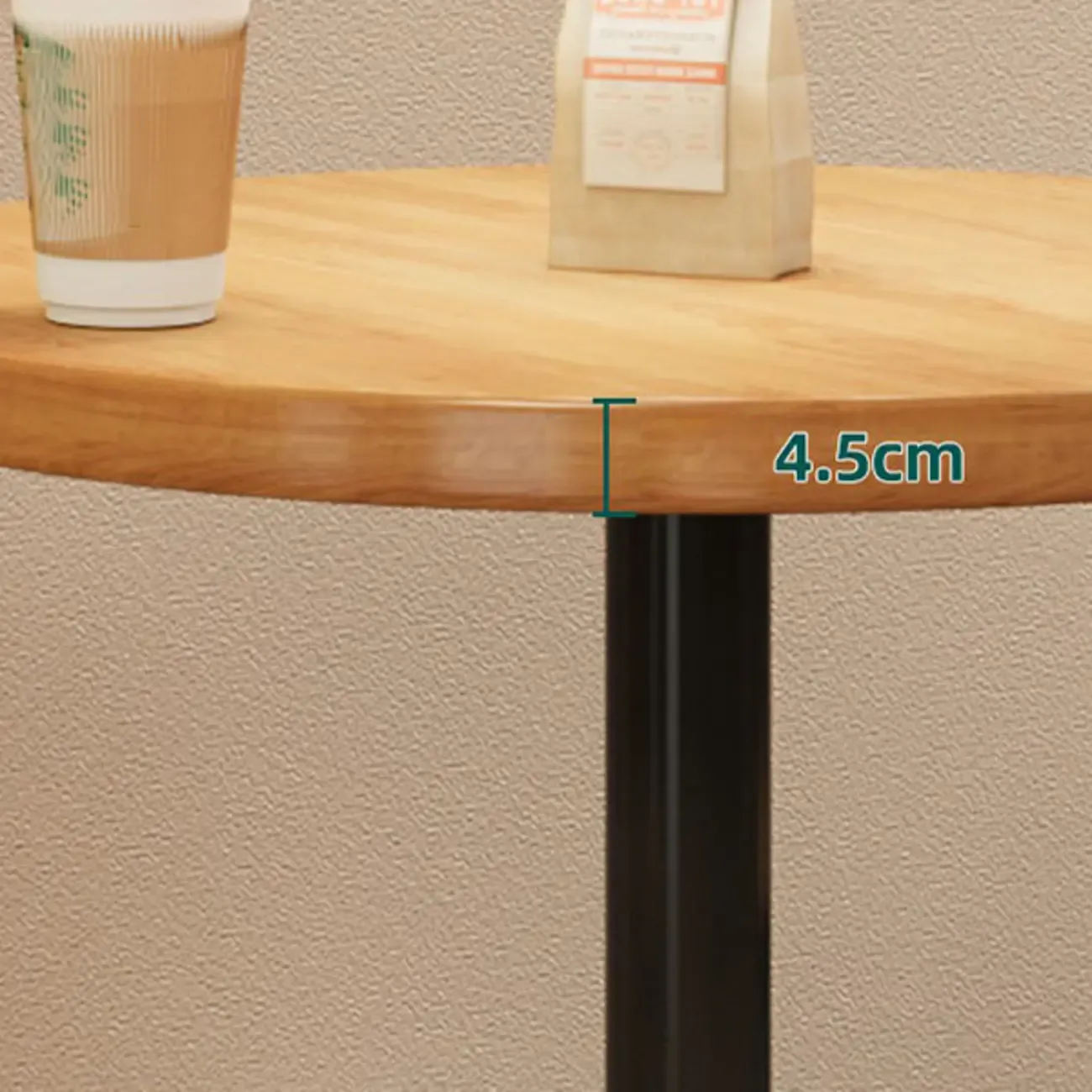 Cosmopolitan Light Wood Bar Set with Round Table