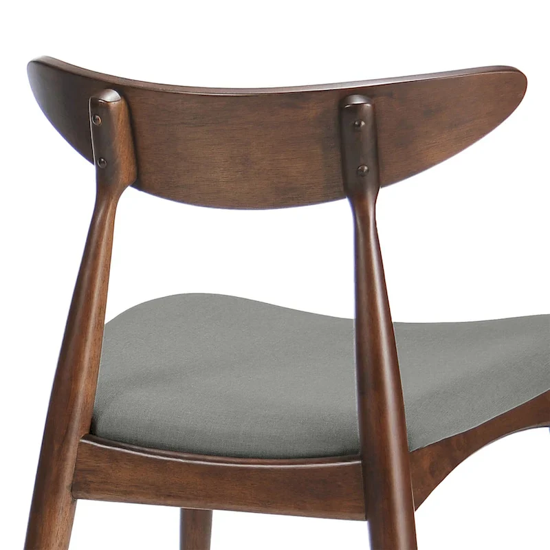 Barron Mid-Century Modern Dining Chairs (Set of 2) by Christopher Knight Home - 22.50   W x 19.75   L x 28.75   H