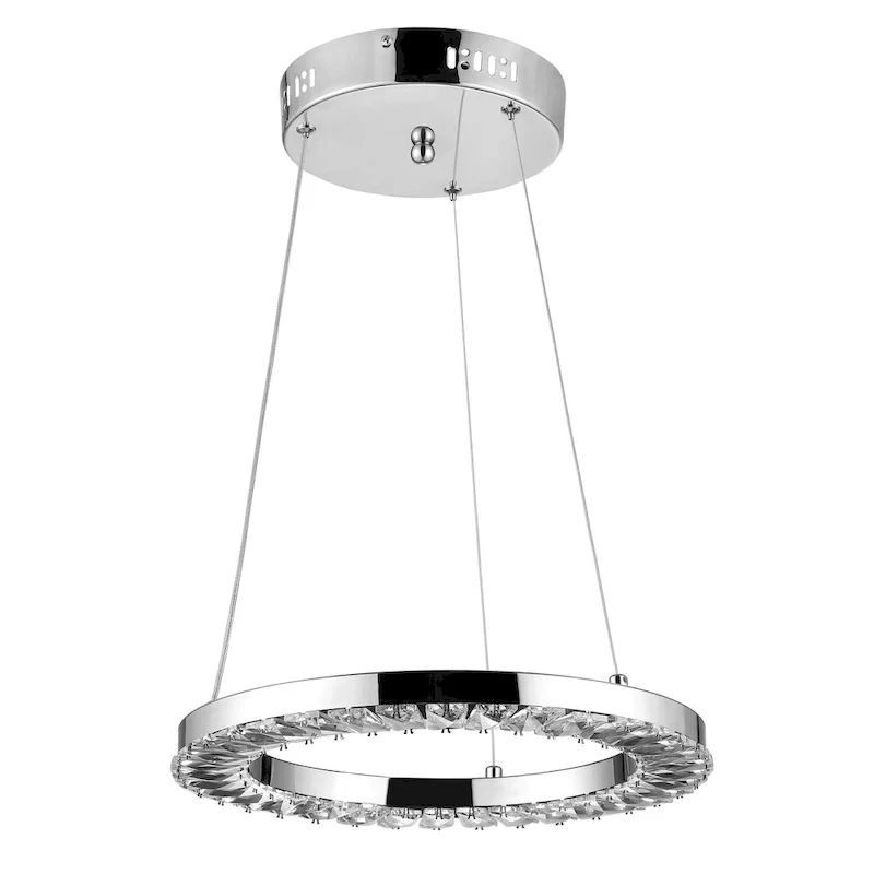SAFAVIEH Lighting Messon Led Pendant - 14 W x 14 D x 74 H