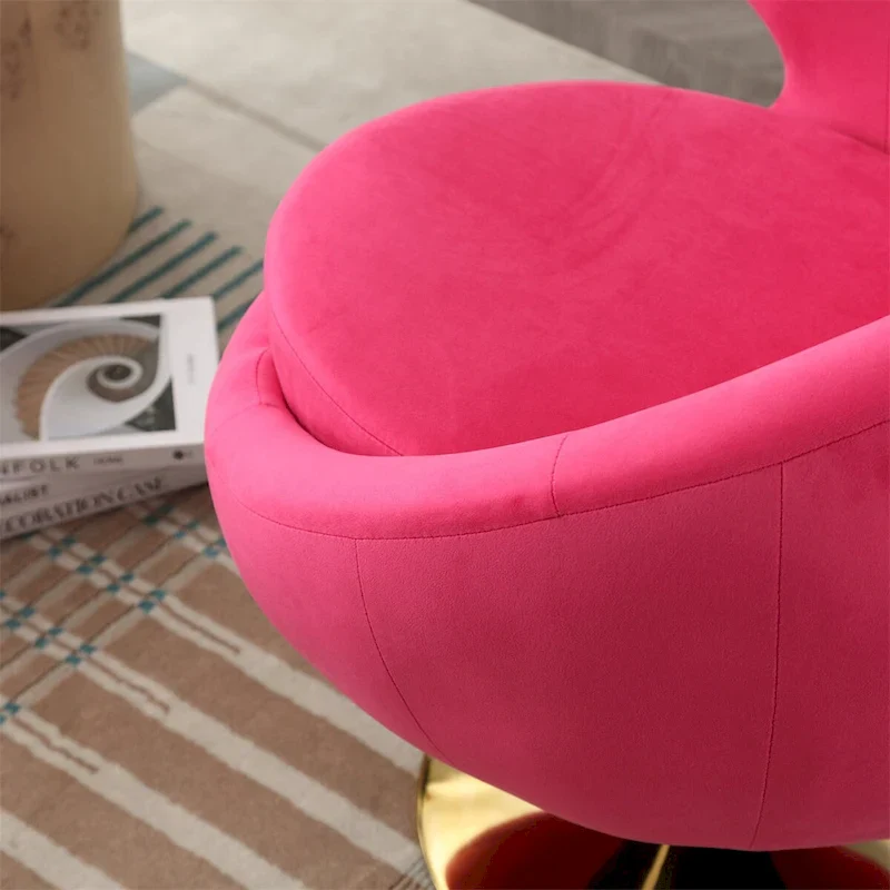 360 Degree Swivel Cuddle Barrel Accent Chairs, Round Armchairs