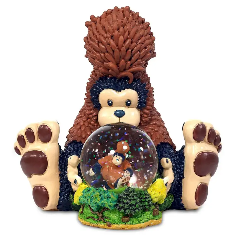 CoTa Global Big Foot Beautiful Pink Sparkle Snow Globe Decor - 45mm