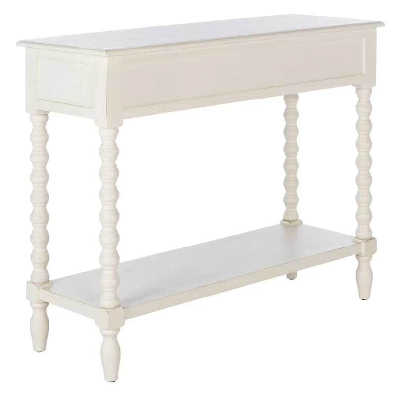 SAFAVIEH Henretta 2-Drawer Console Table - 35.5 W x 13 L x 29.5 H - 35.5 W x 13 L x 29.5 H - 36Wx13Dx30H
