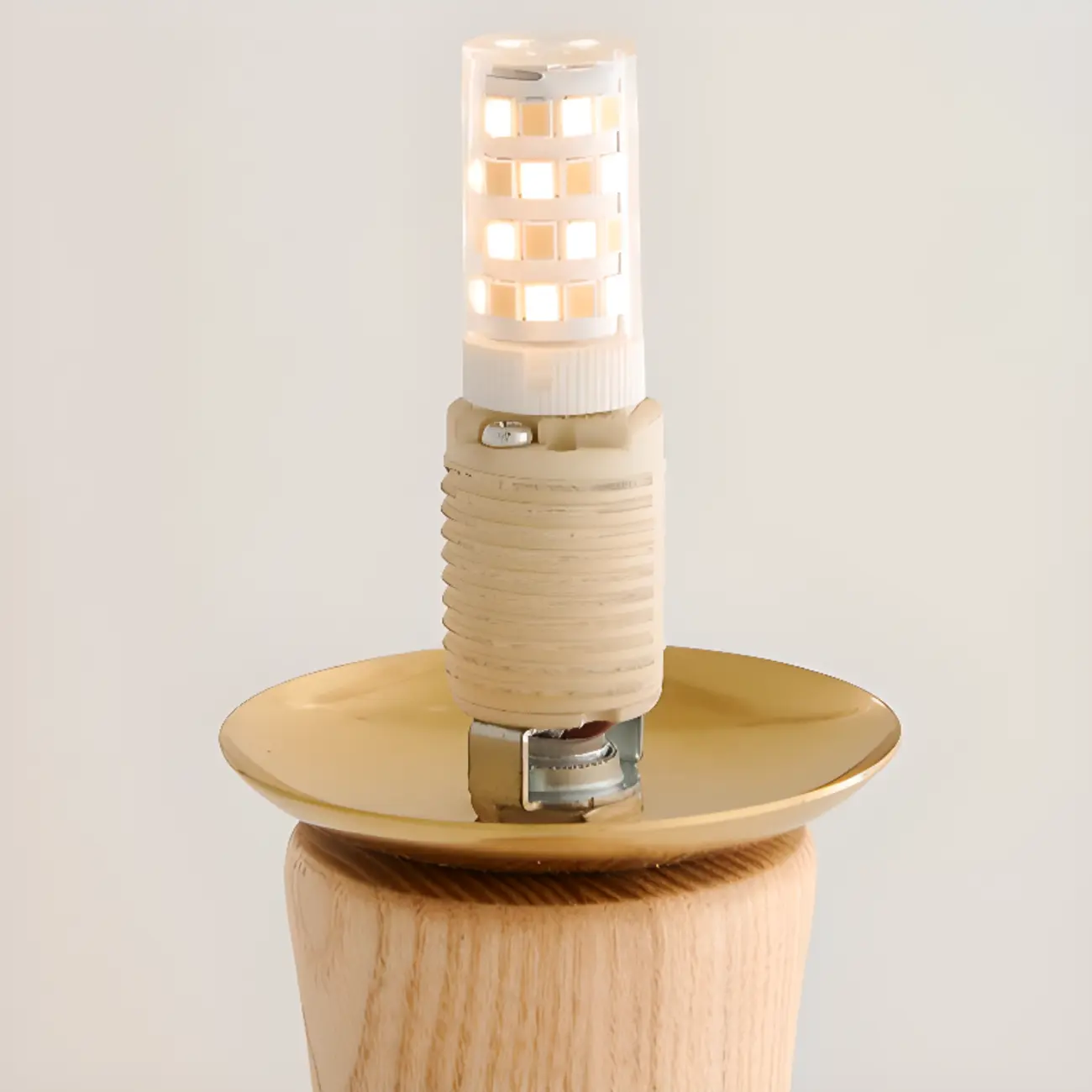 Modern Wood Pendant Light Globe Kitchen Island Fixture