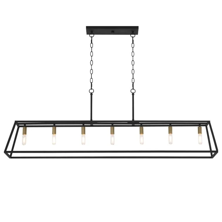 7-light Large Modern Farmhouse Kitchen Island Lighting - 55