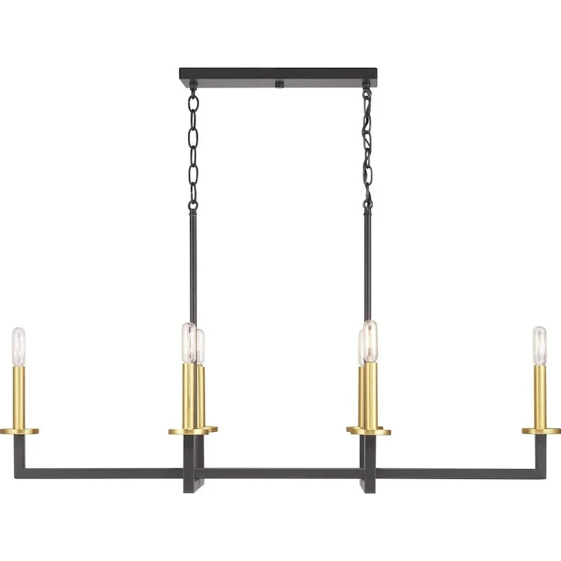Blakely Collection 6-Light Graphite Modern Chandelier Light